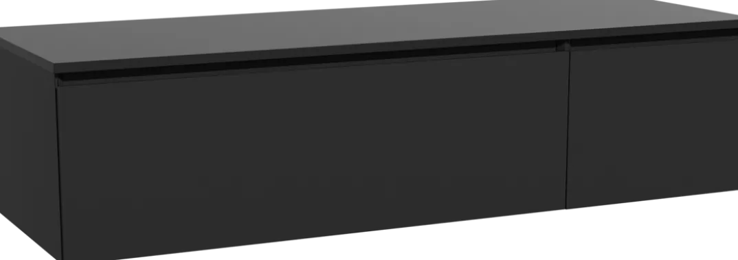 Storke Edge badkamermeubel met Panton wastafelblad voor waskom(men)