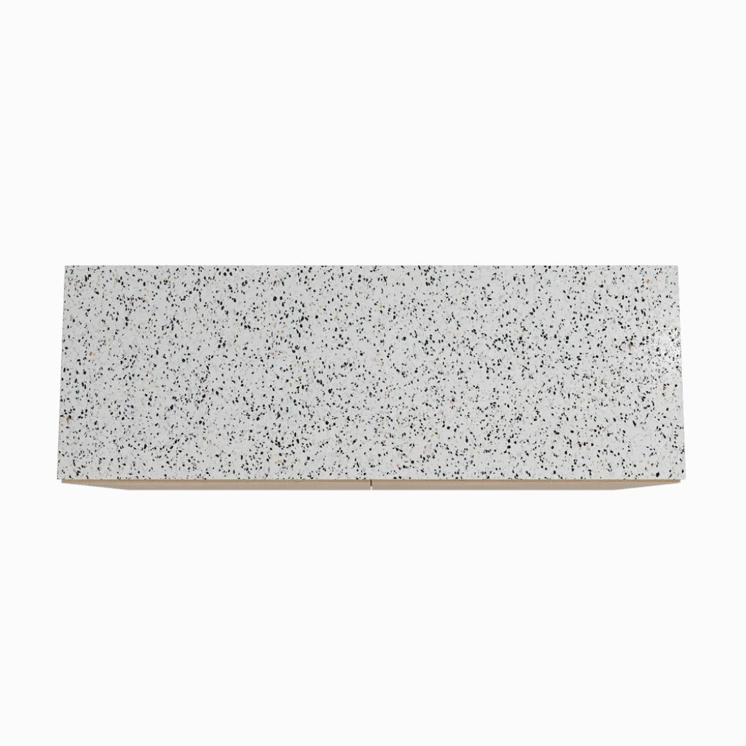 Storke Edge badkamermeubel met Tavola wastafelblad voor waskom(men)