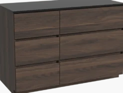 Storke Edge badkamermeubel met Panton wastafelblad voor waskom(men)