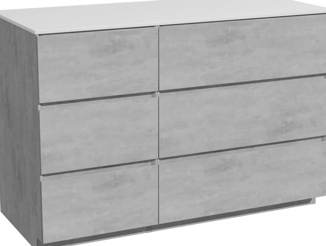 Storke Edge badkamermeubel met Tavola wastafelblad voor waskom(men)