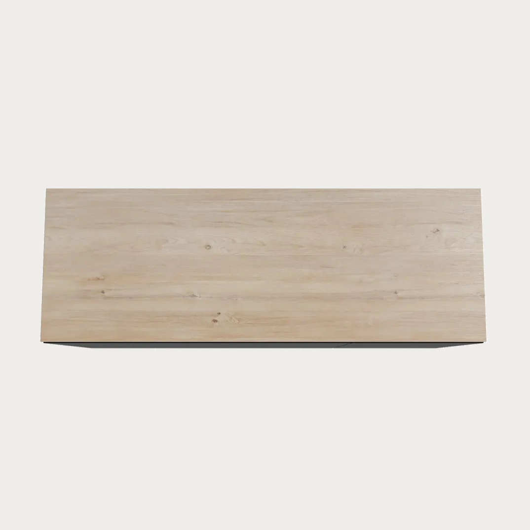 Storke Edge badkamermeubel met Panton wastafelblad voor waskom(men)