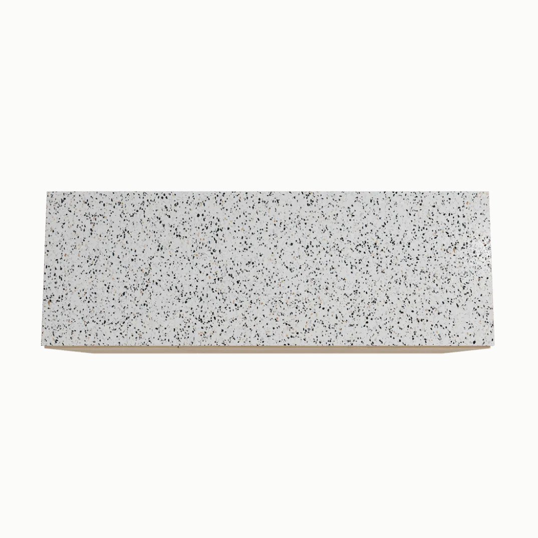 Storke Edge badkamermeubel met Tavola wastafelblad voor waskom(men)