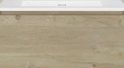 Storke Edge badkamermeubel met Kera wastafel, afvoerplug inbegrepen