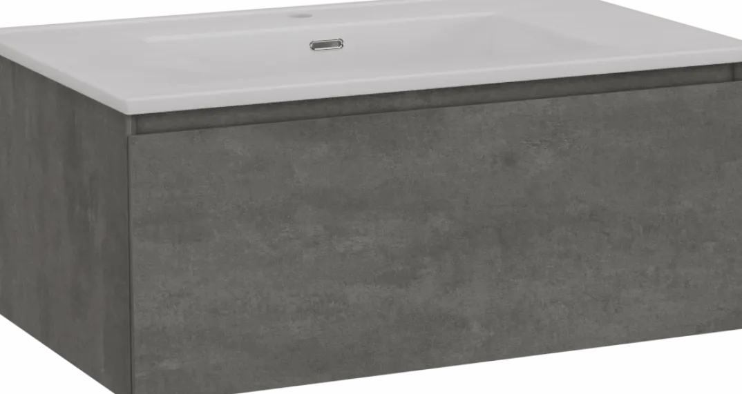 Storke Edge badkamermeubel met Kera wastafel