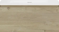Storke Edge badkamermeubel met Kera wastafel, afvoerplug inbegrepen