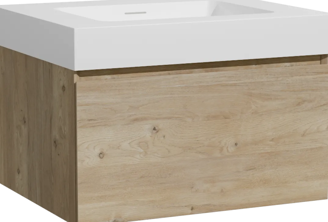 Storke Edge badkamermeubel met Mata High wastafel