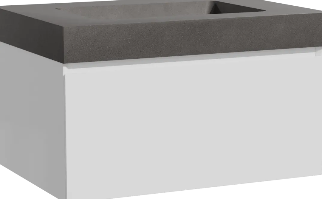 Storke Edge badkamermeubel met Scuro High wastafel