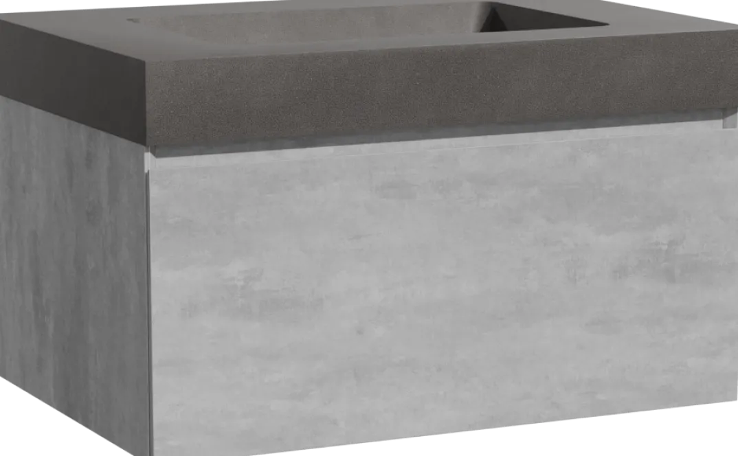 Storke Edge badkamermeubel met Scuro High wastafel
