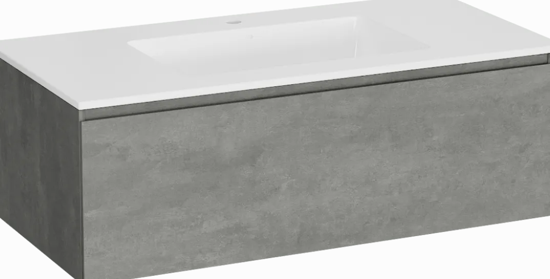 Storke Edge badkamermeubel met Bilia wastafel