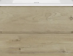 Storke Edge badkamermeubel met Kera wastafel, afvoerplug inbegrepen
