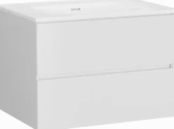 Storke Edge badkamermeubel met Kera wastafel, afvoerplug inbegrepen