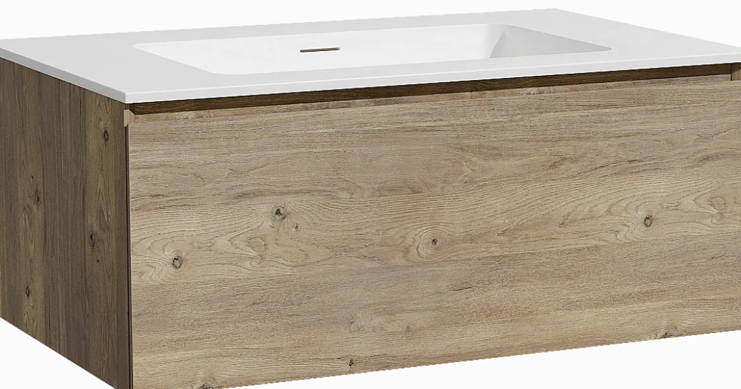Storke Edge badkamermeubel met Mata wastafel