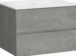 Storke Edge badkamermeubel met Kera wastafel, afvoerplug inbegrepen