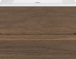 Storke Edge badkamermeubel met Kera wastafel, afvoerplug inbegrepen
