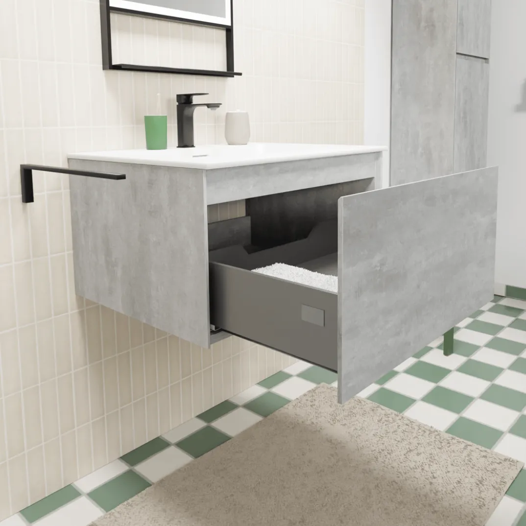 Storke Edge badkamermeubel met Mata wastafel