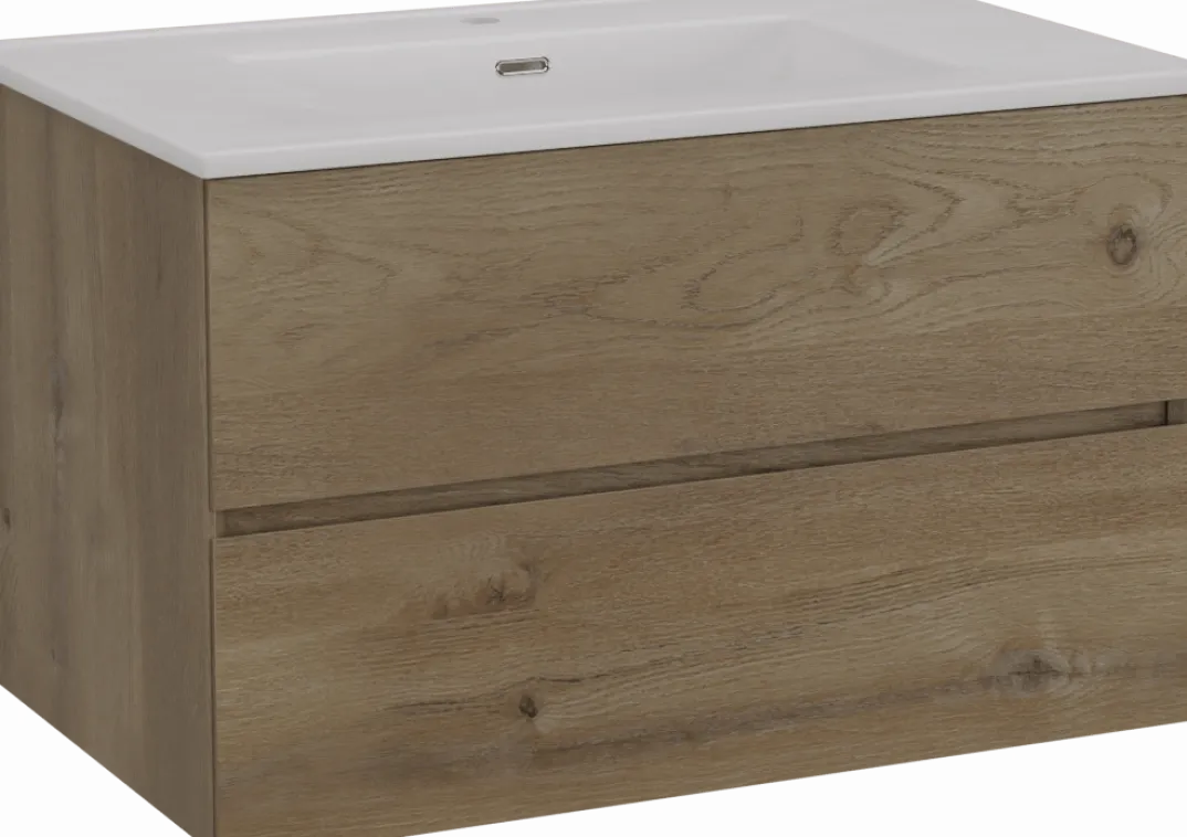 Storke Edge badkamermeubel met Kera wastafel
