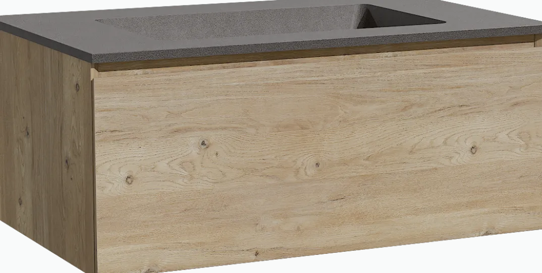 Storke Edge badkamermeubel met Scuro wastafel