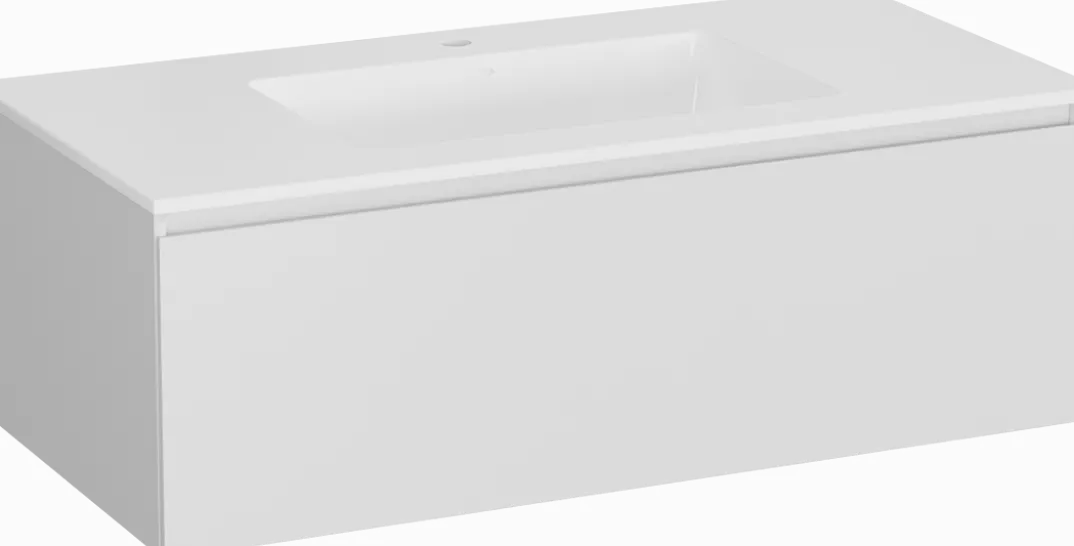 Storke Edge badkamermeubel met Bilia wastafel