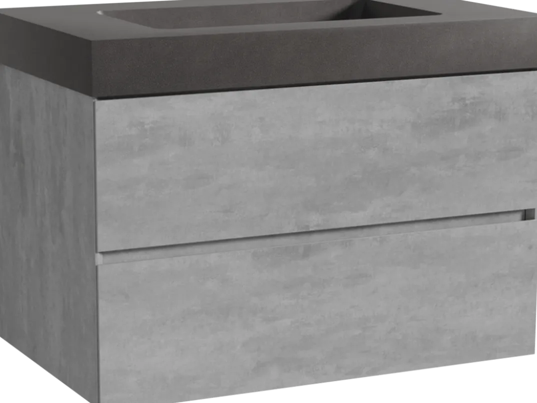 Storke Edge badkamermeubel met Scuro High wastafel