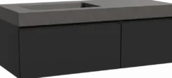 Storke Edge badkamermeubel met Scuro High wastafel