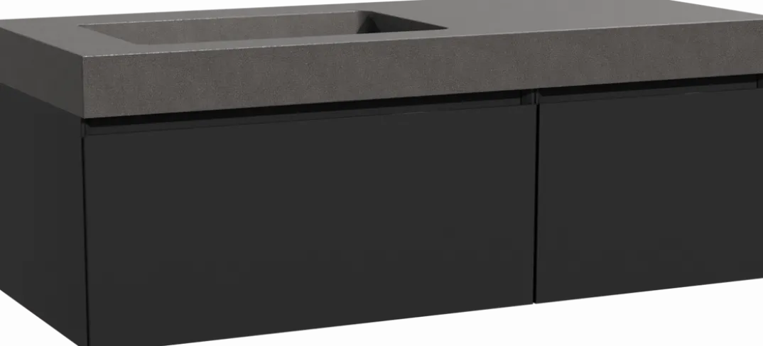Storke Edge badkamermeubel met Scuro High wastafel