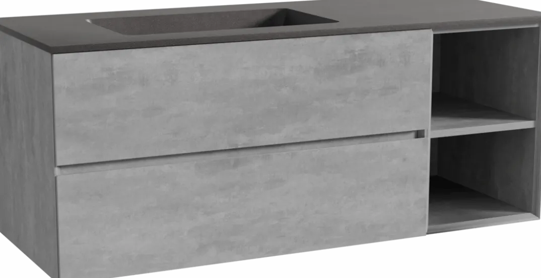 Storke Edge badkamermeubel met Scuro wastafel