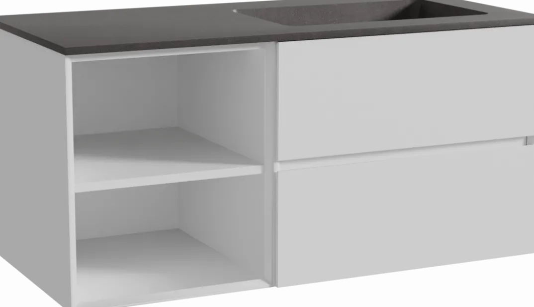 Storke Edge badkamermeubel met Scuro wastafel