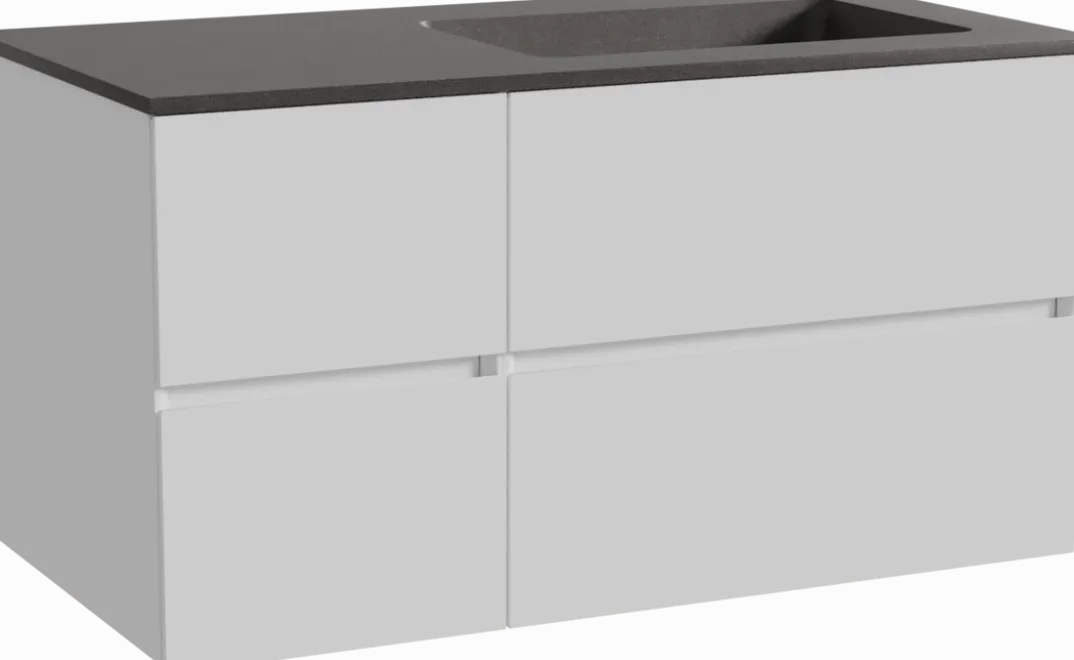 Storke Edge badkamermeubel met Scuro wastafel