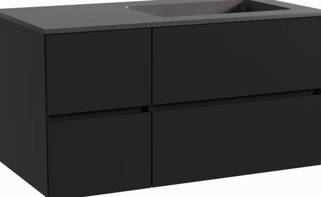 Storke Edge badkamermeubel met Scuro wastafel