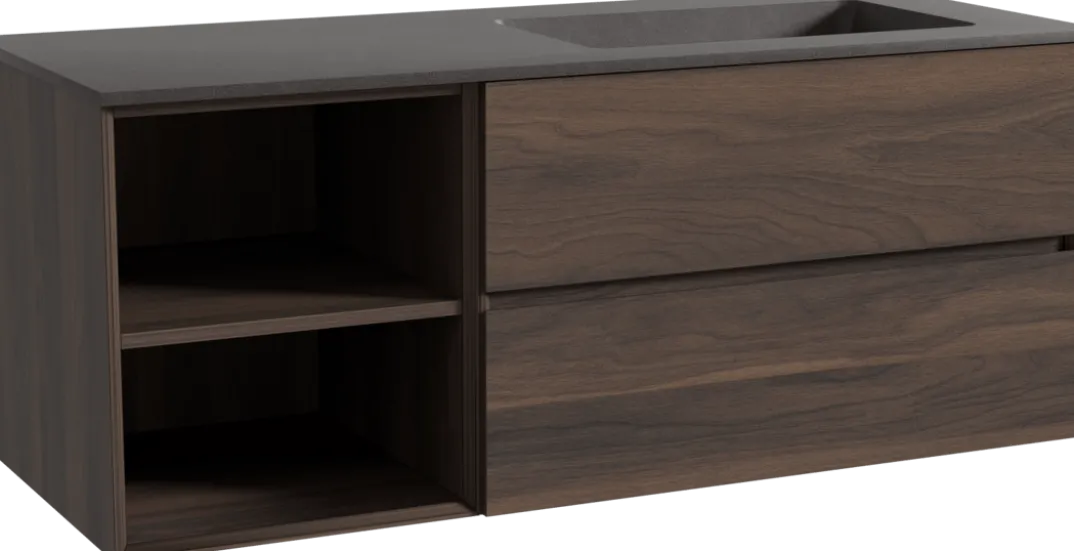 Storke Edge badkamermeubel met Scuro wastafel