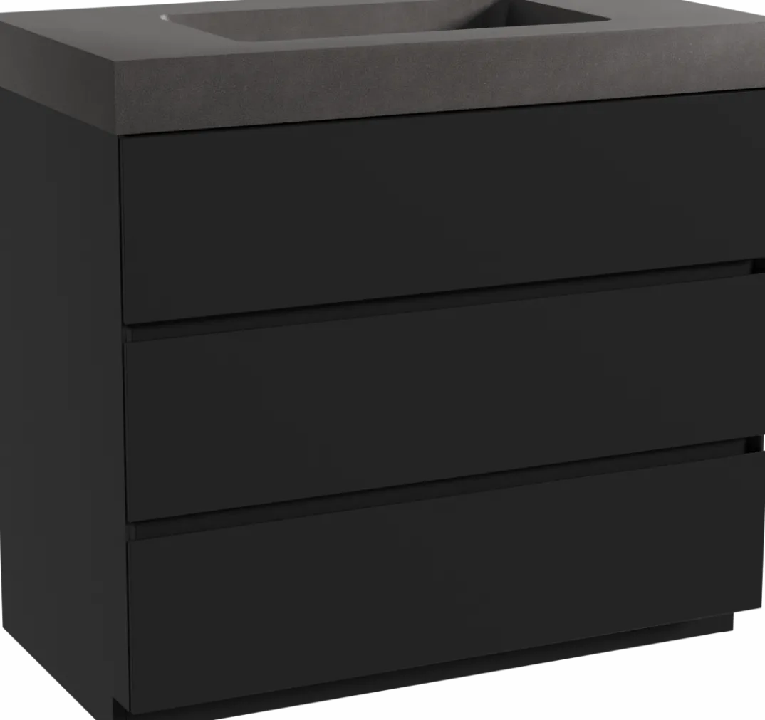 Storke Edge badkamermeubel met Scuro High wastafel