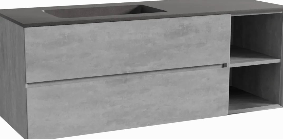 Storke Edge badkamermeubel met Scuro wastafel