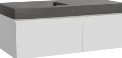 Storke Edge badkamermeubel met Scuro High wastafel