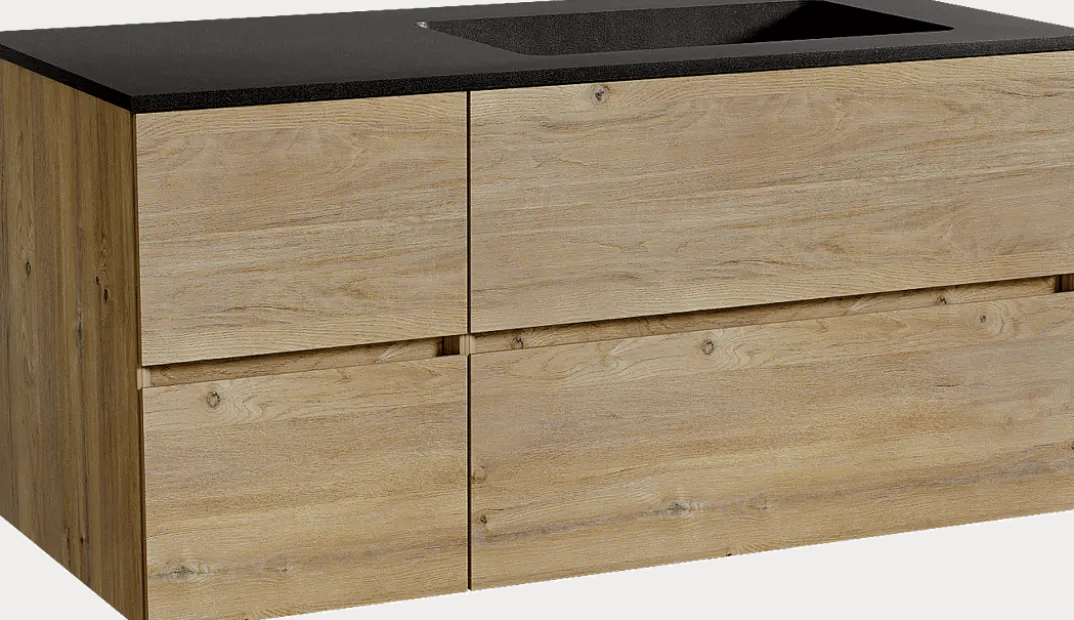 Storke Edge badkamermeubel met Scuro wastafel