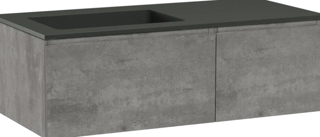 Storke Edge badkamermeubel met Scuro wastafel