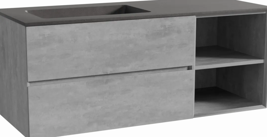 Storke Edge badkamermeubel met Scuro wastafel
