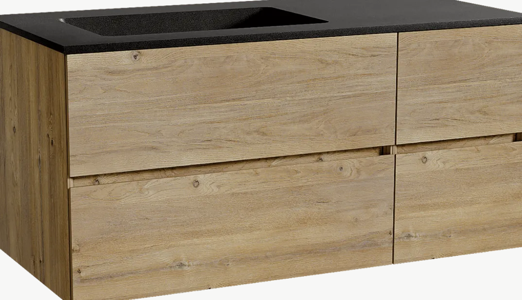 Storke Edge badkamermeubel met Scuro wastafel