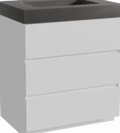 Storke Edge badkamermeubel met Scuro High wastafel