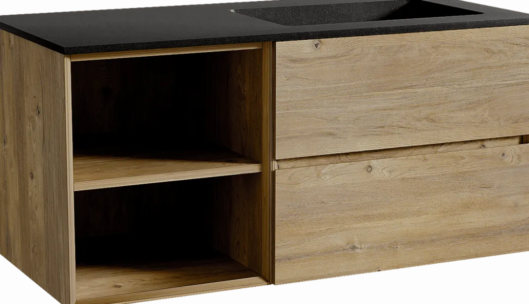 Storke Edge badkamermeubel met Scuro wastafel