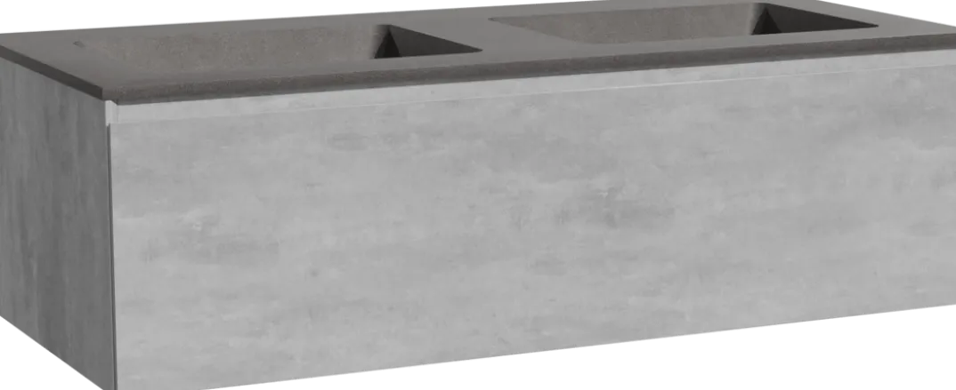 Storke Edge badkamermeubel met Scuro wastafel