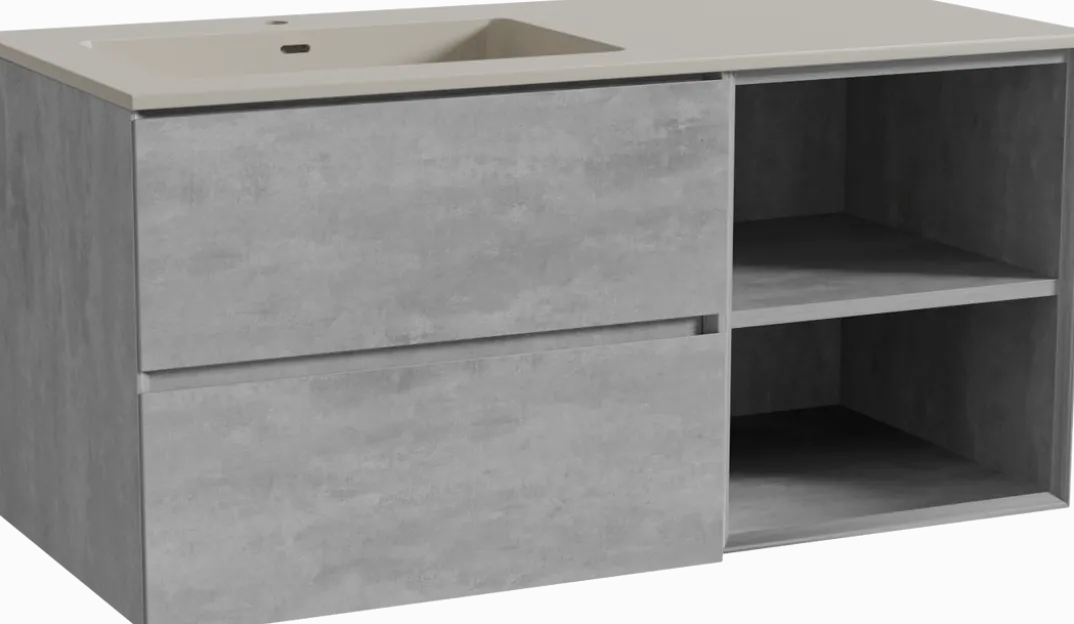 Storke Edge badkamermeubel met Diva wastafel