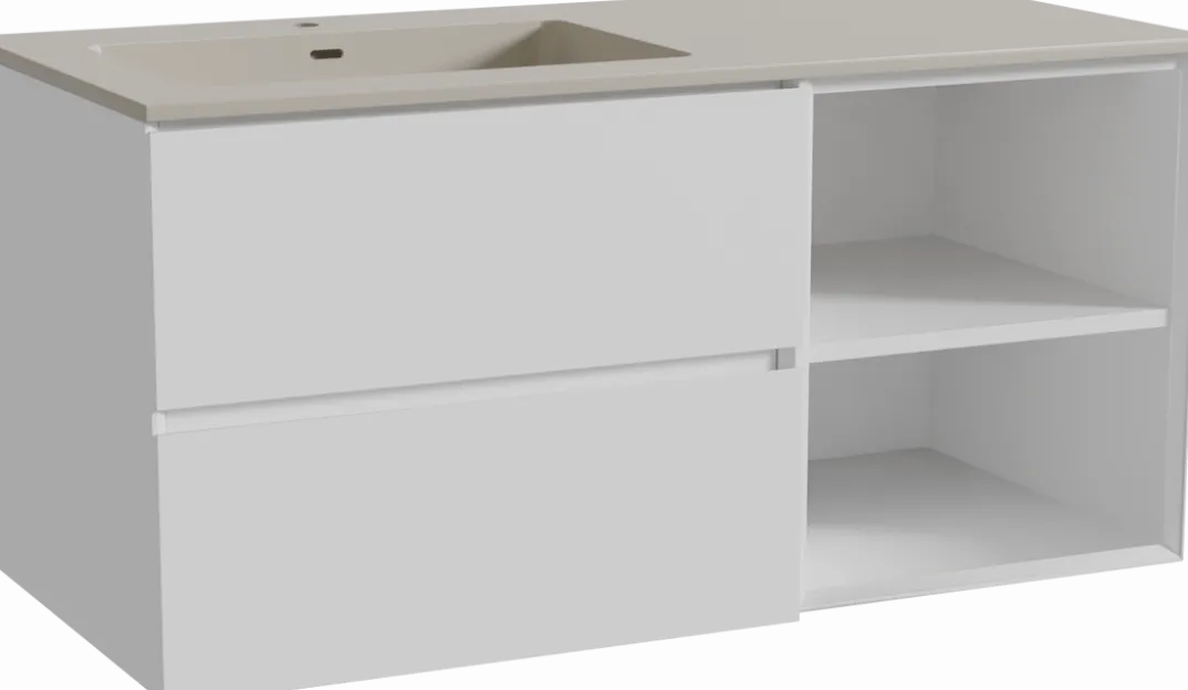 Storke Edge badkamermeubel met Diva wastafel