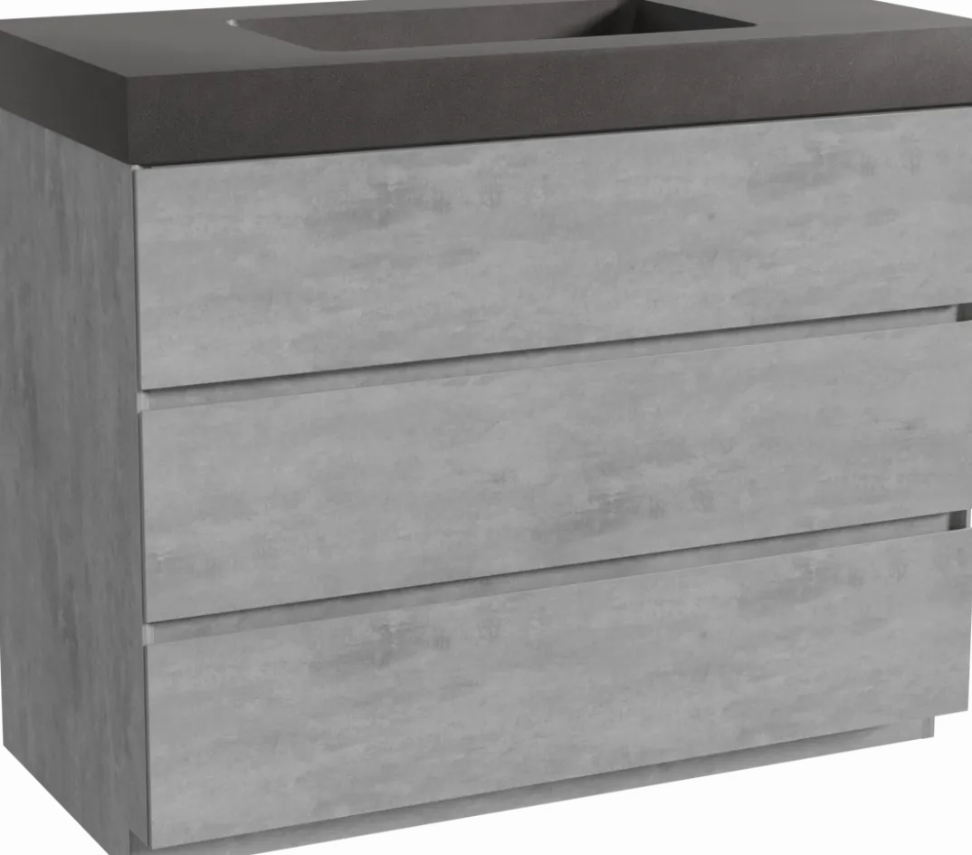 Storke Edge badkamermeubel met Scuro High wastafel