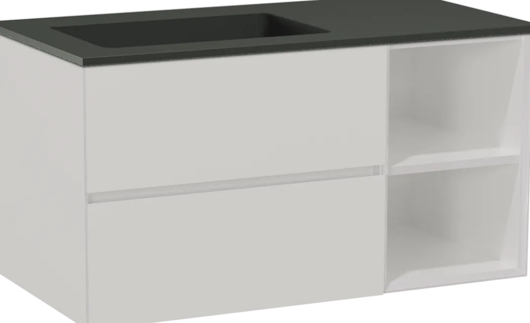 Storke Edge badkamermeubel met Scuro wastafel