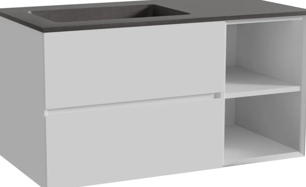Storke Edge badkamermeubel met Scuro wastafel