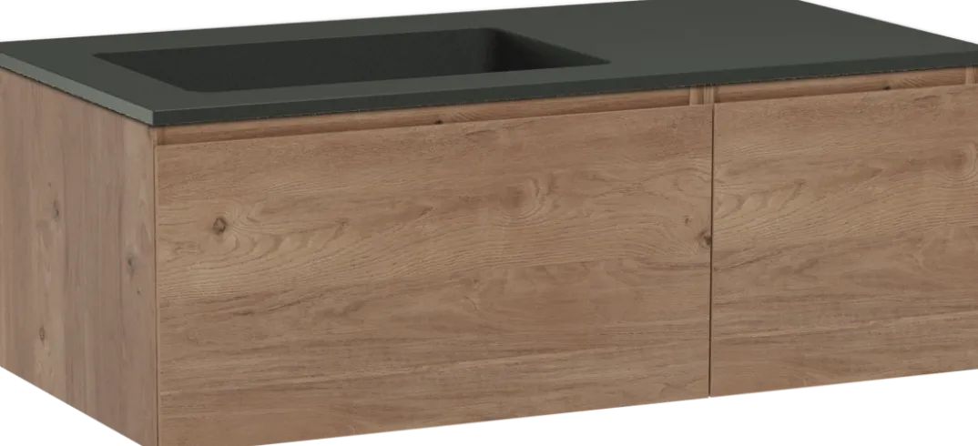 Storke Edge badkamermeubel met Scuro wastafel