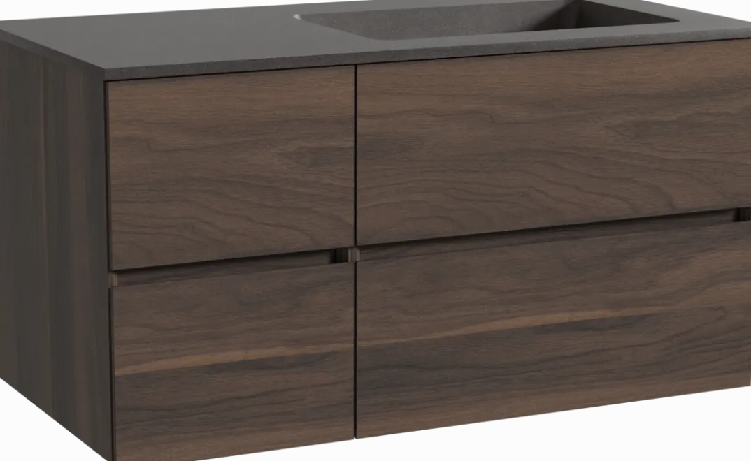 Storke Edge badkamermeubel met Scuro wastafel