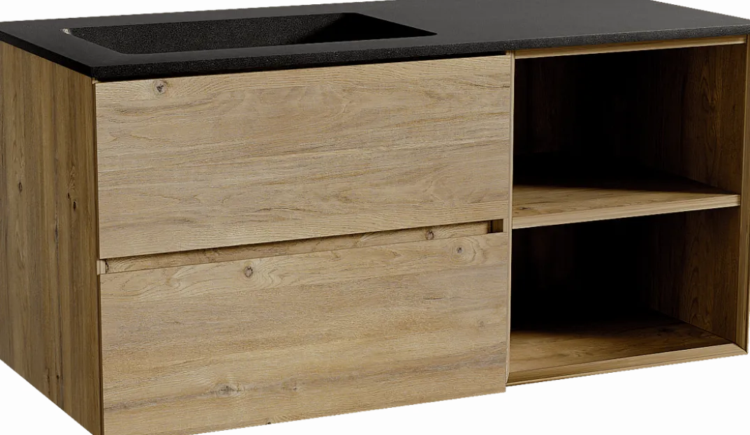 Storke Edge badkamermeubel met Scuro wastafel