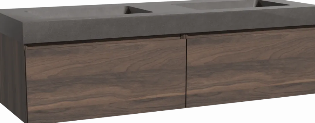 Storke Edge badkamermeubel met Scuro High wastafel