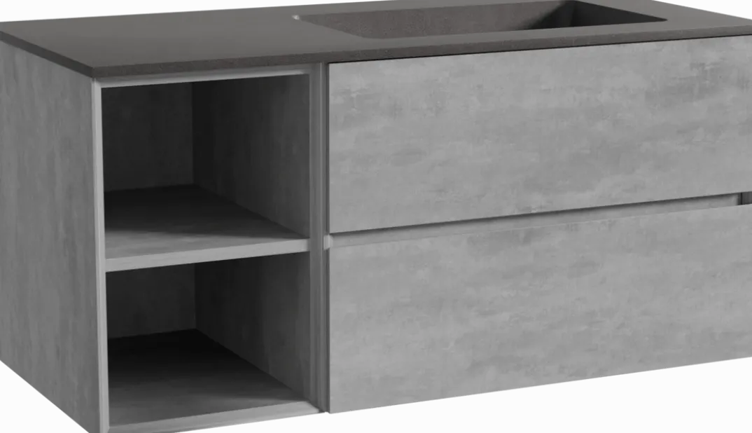 Storke Edge badkamermeubel met Scuro wastafel